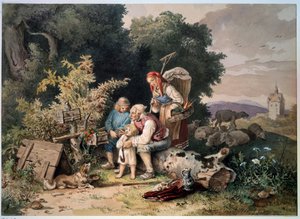 De familie van de herder