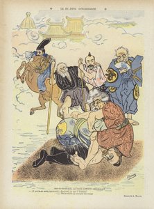 Congress ju-jitsu. Illustratie voor Le Rire