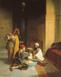 De waarzegster door Ludwig Deutsch
