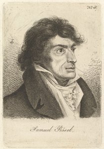 Portret van Johann Gottlieb Samuel Rösel door Ludwig Emil Grimm