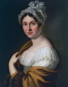 Portret van Johanna Rosine Wagner, geboren Patz, moeder van Richard Wagner door Ludwig Geyer