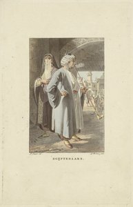 Bewoners van Egypte door Ludwig Gottlieb Portman