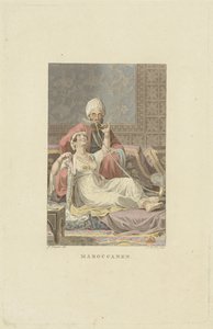 Marokkaans paar in theehuis