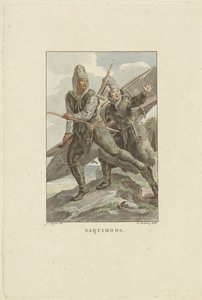 Vluchtende Inuit door Ludwig Gottlieb Portman