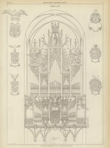 Orgel van de kerk van St. Mary, Lübeck, Duitsland