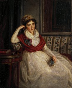 Portret van prinses Ekaterina Ilyinichna Golenishcheva-Kutuzova 1754-1824, 1797 door Ludwig Guttenbrunn