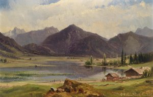 De Plansee in Tirol, volgens het etiket op de achterkant
