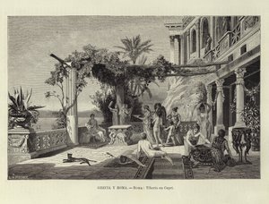 Griekenland en Rome - Rome: Tiberius in Capri door Ludwig Hans Fischer
