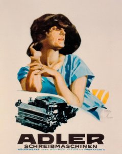 Adler Typemachines door Ludwig Hohlwein