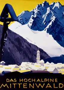 Het hoogalpiene Mittenwald, c. 1930