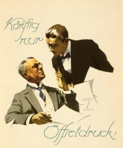 Voortaan alleen offsetdruk! door Ludwig Hohlwein