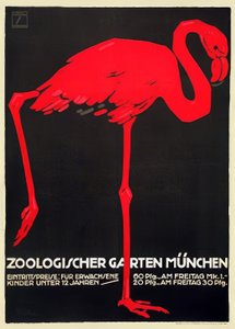 Dierentuin, München door Ludwig Hohlwein