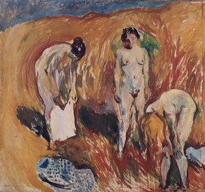 Meisjes in hooiberg door Ludvik Peter Karsten