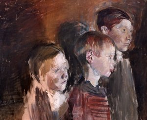 Drie broers en zussen door Ludwig Karsten