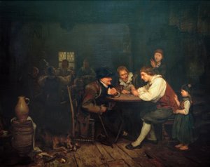 De Valsspelers door Ludwig Knaus