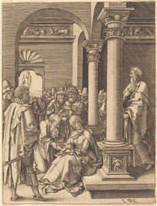 De Aanbidding der Wijzen door Ludwig Krug