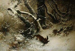 Winterlandschap door Ludwig Munthe
