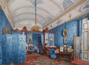 Interieurs van het Winterpaleis. De kleedkamer van keizerin Maria Alexandrovna