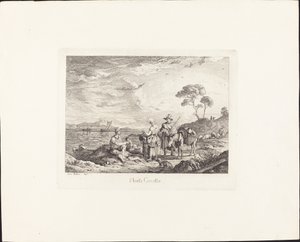 Monte Circello door Ludwig Richter