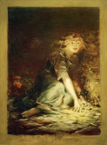 Gretchen in de Kerker door Ludwig von Hofmann