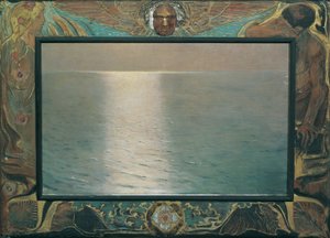 Largo (zonsondergang) door Ludwig von Hofmann