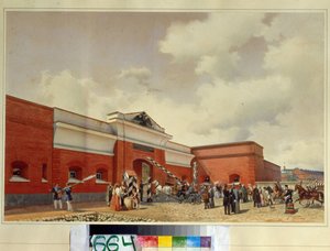 Het Kronstadt Zee Fort. De Sint-Petersburg Poort