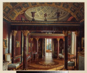 De agaatzaal in het grote paleis van Tsarkoye Selo door Luigi Premazzi