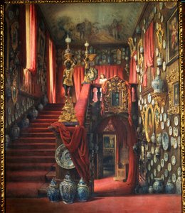 De trappen van het huis van baron Alexander von Stieglitz in Sint-Petersburg