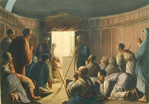 Ingang van de Kapel van het Heilig Graf, uit 