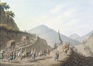 Het Balkangebergte, plaat 2, uitgegeven door William Watts door Luigi (after) Mayer