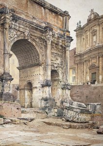 De Boog van Septimius Severus in Rome