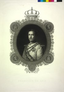 Koning van Spanje Franz door Luigi Calamatta