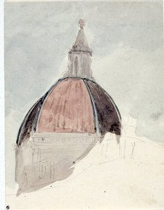 Koepel van de kerk Santa Maria del Fiore, Florence door Luigi Garibbo