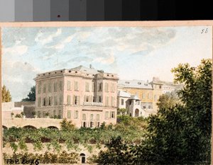 Uitzicht op villa Cambasio, Genua door Luigi Garibbo