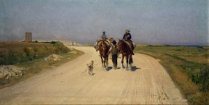Zonnige weg door Luigi Gioli