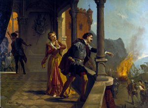 Le Trouvère (il Trovatore) door Luigi Morgari