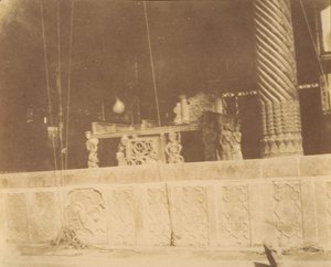 [Golestanpaleis, Teheran, Iran] Takht-i Marmor door Luigi Pesce
