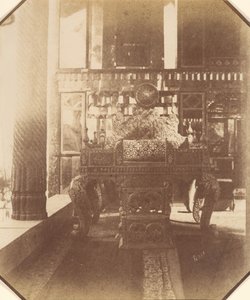 [Golestan, De Pauwentroon, Teheran, Iran] Takht-I Taous, 1840s-60s door Luigi Pesce