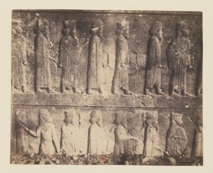 Uitzicht 13 - Persepolis. Reliëf van de Apadana