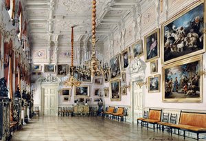 De Danszaal in het Huis van Graaf Bezborodko, St. Petersburg, 1849 door Luigi Premazzi