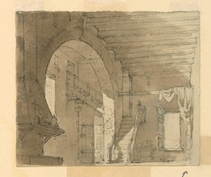 Decorontwerp, Interieur van Keuken door Luigi Ricci