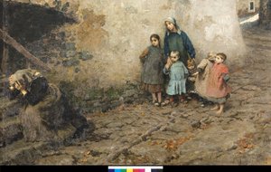 De school van verdriet, 1895 door Luigi Rossi