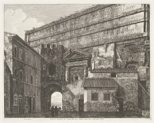 Porta Maggiore te Rome door Luigi Rossini