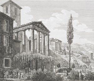 Tempel van Hercules bij Cora, uit 