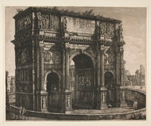 Veduta dell door Luigi Rossini