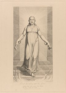 Christus daalt af in het graf door Luigi Schiavonetti