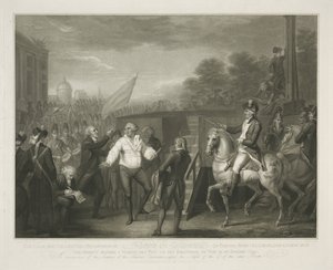 Lodewijk XVI bij het schavot