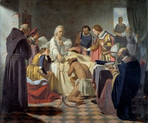 De navigator en ontdekkingsreiziger Christoffel Columbus door Luigi Sciallero