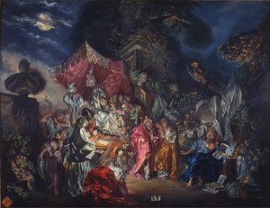 De waakzaamheid van Diogenes door Luis Paret y Alcazar