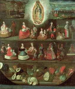De Maagd van Guadalupe, Mexicaans door Luis de Mena